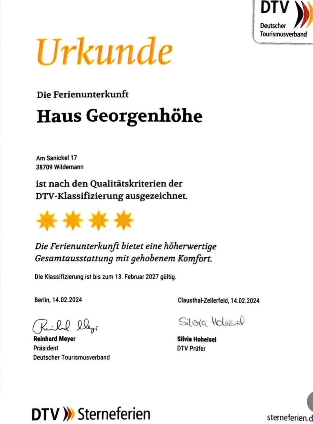 Haus Georgenhoehe Вильдеманн Экстерьер фото